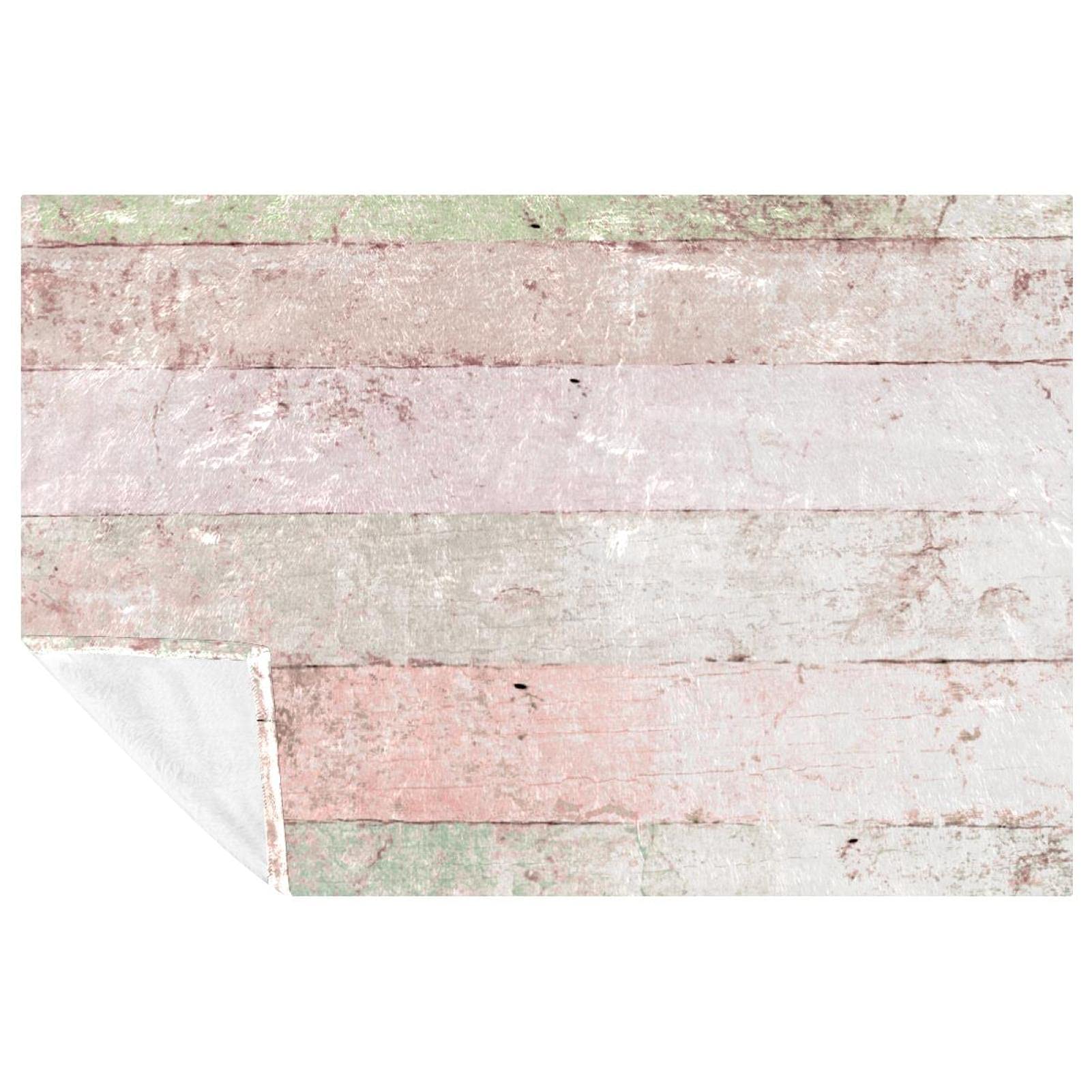 Couverture effet bois pour pique-nique et camping | Grand plaid doux 150x100 cm