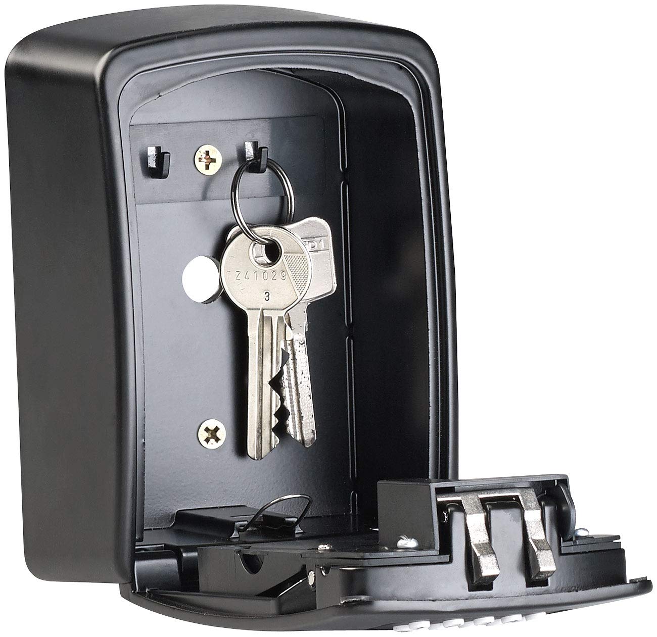 Xcase Schlüsselkasten: 2er Set Mini-Schlüssel-Safe mit Bluetooth und App, IP54 (Schlüsselsafe mit Zahlenschloss, Schlüsselsafe mit Zahlencode, WLAN)