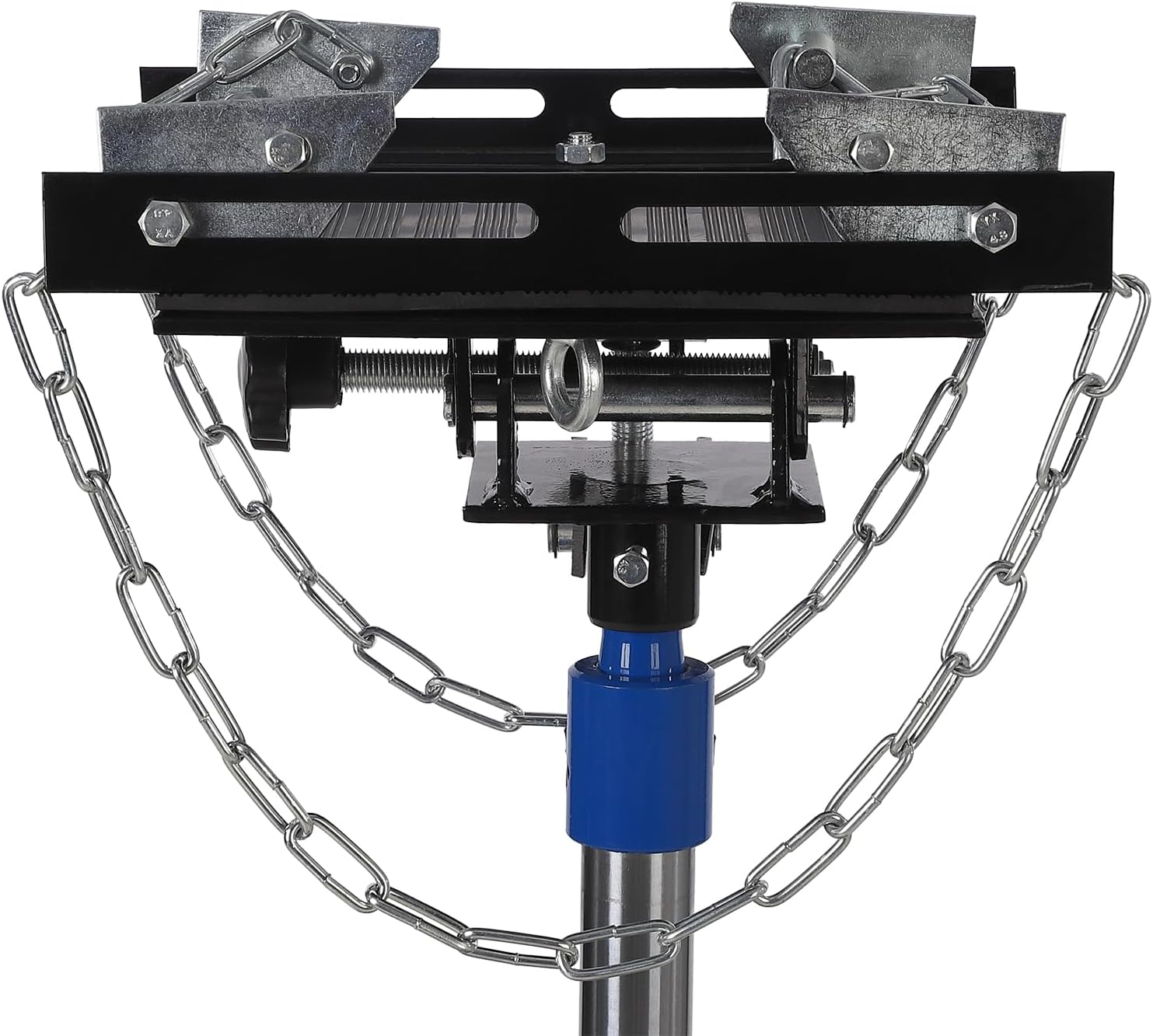 1322 LBS Hydraulic Transmission Jack - 3/5 Ton Capacity, 33.8"-72.8" Lifting Height, 2-Stage Telescoping, Heavy Duty Floor Jack with Foot Pedal & 360° Swivel Wheels (Blue)