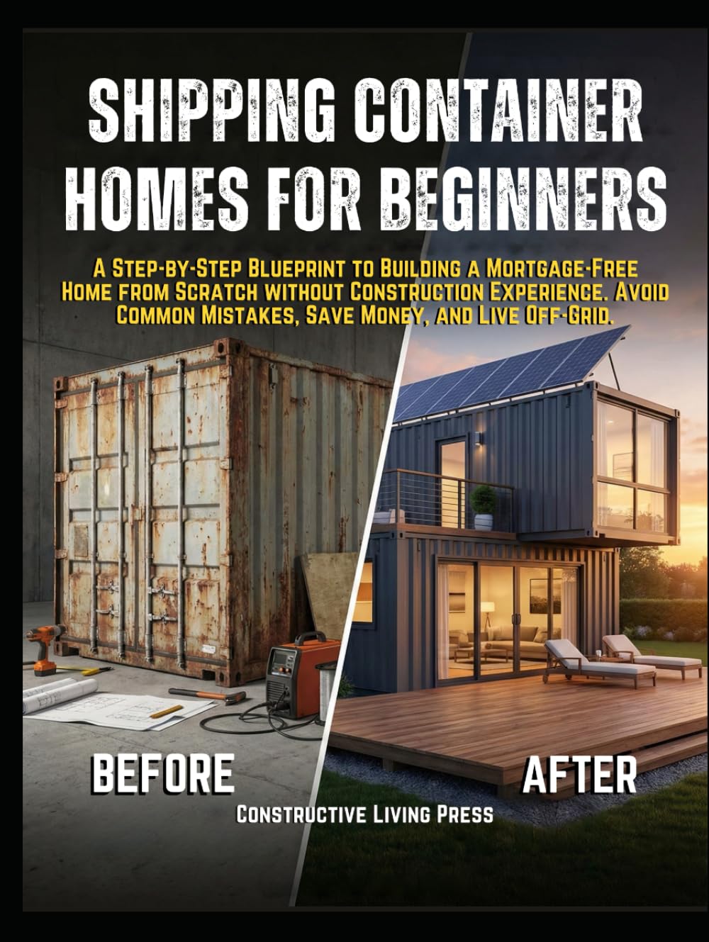 SHIPPING CONTAINER HOMES FOR BEGINNERS: A Step-by-Step Blueprint to Building a Mortgage-Free Home from Scratch without Construction Experience. Avoid Common Mistakes, Save Money, and Live Off-Grid