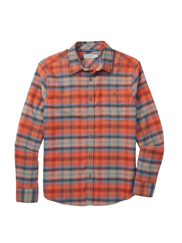 Fair Harbor The Seaside Lightweight Flannel –– Men's Everyday Versatile Flannel –– Ultrasoft Brushed Fabric and Light Stretch by Fair Harbor - Used condition - US$40.15