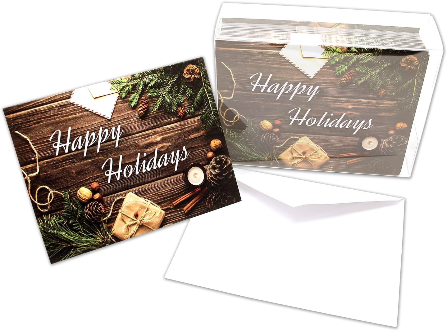 Happy Holidays Grußkarten Set – 36 Blanko-Karten Mit Umschlägen, 10,2 X 15,2 Cm