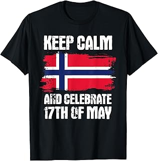 Happy Norwegian Constitution Day 17th Of May - Syttende Mai T-Shirt