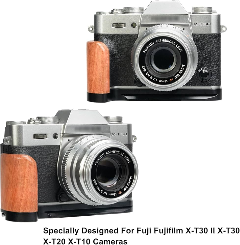 Buy Wooden Hand Grip L Bracket for Fuji Fujifilm X-T30 II X-T30 X
