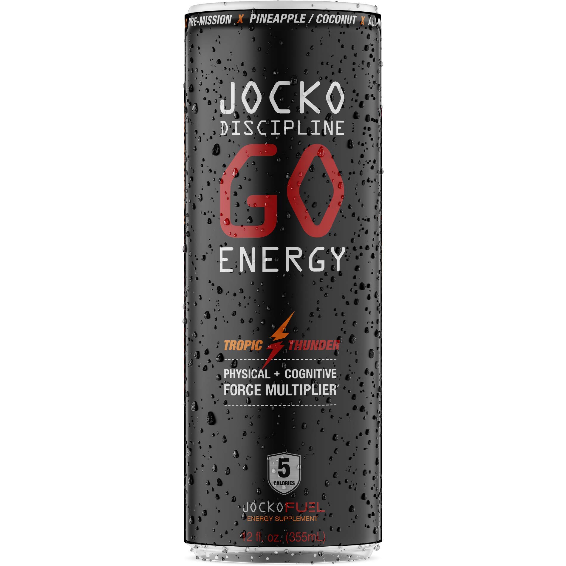 Buy Jocko GO Energy Drinks Sugar Free KETO, Vitamin B12, Vitamin B6