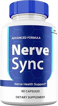 1 Pack Nerve Sync Capsules, NerveSync Supplement Cognitive Pills, Maximum Strength, All Natural Formula, Premium Ingredients