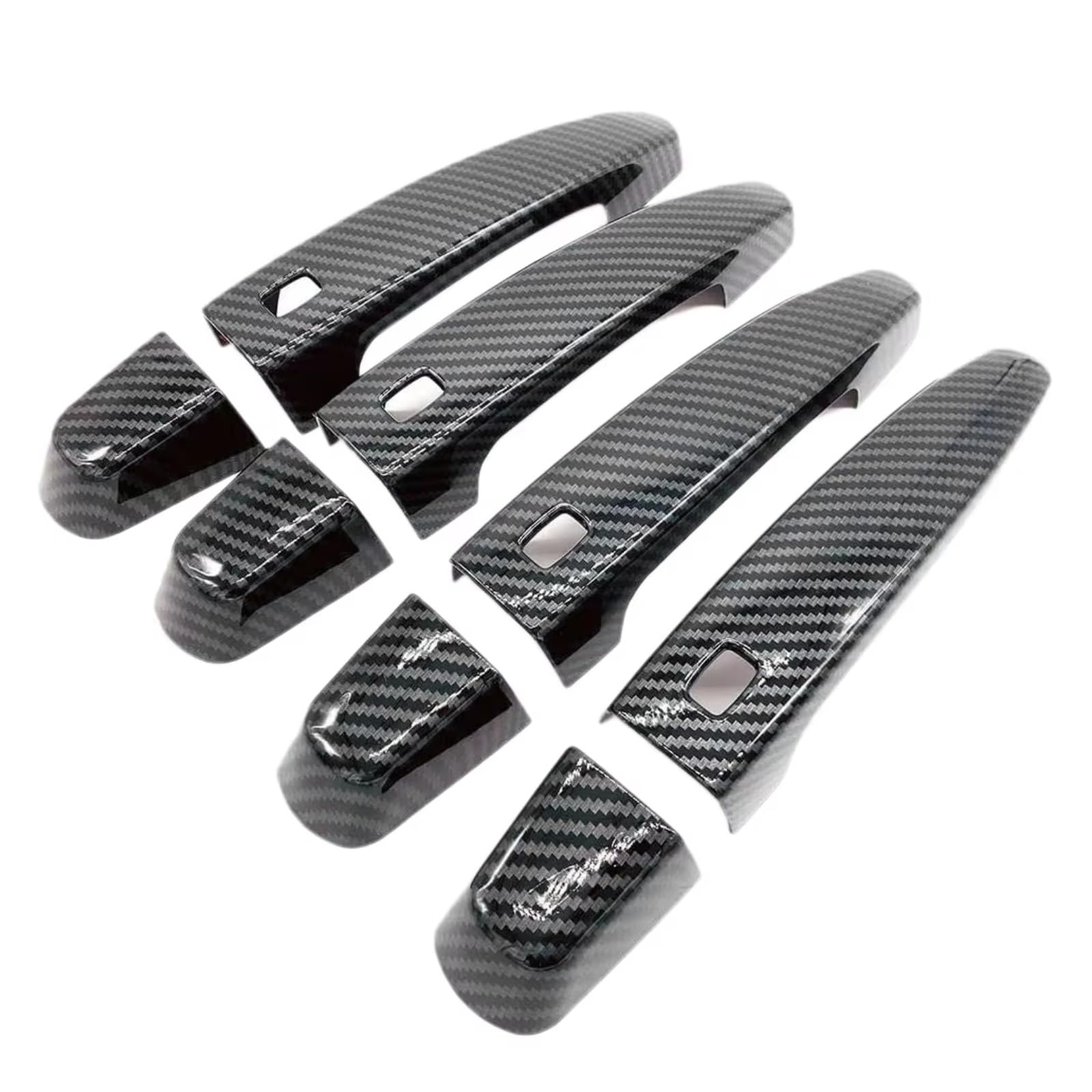 DSPOLIMV Outer Door Handle Cap Compatible with Chevrolet for Malibu XL 2016-2018 Car Side Door Handle Covers Trim Car Exterior Trim Protective Cover Parts