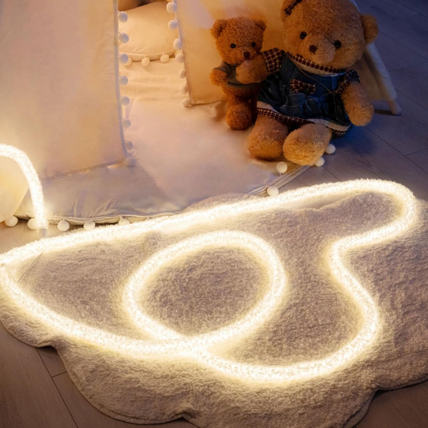 LED String Rope Lights, 10ft Soft 360 Degree Strip Lights