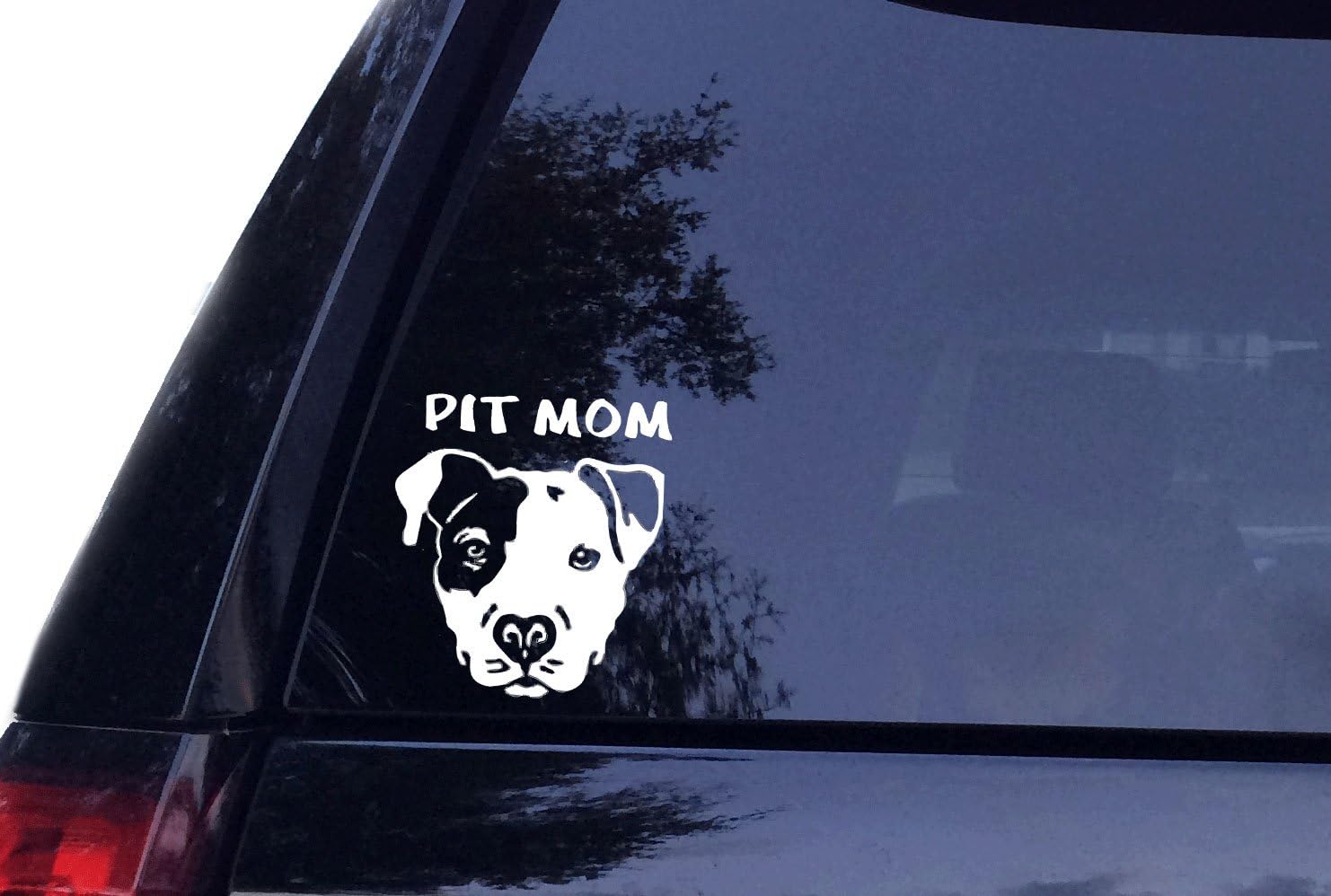 pitbull car decal