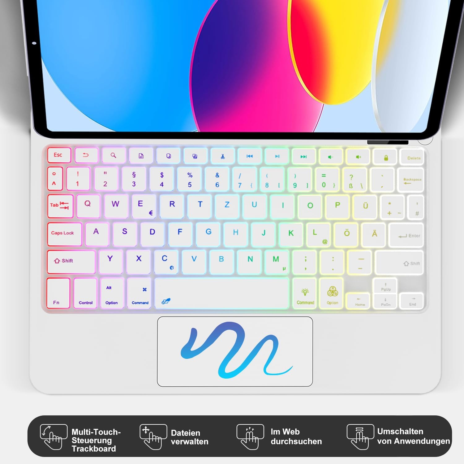 SENGBIRCH Magic Keyboard iPad-del használat