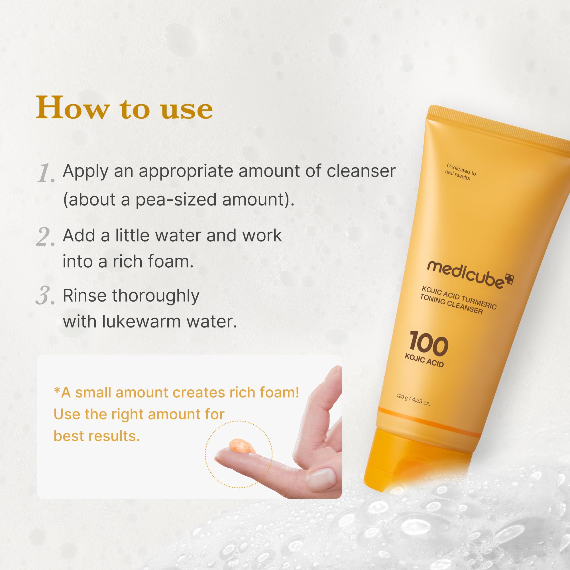 Amazon.com: medicube Kojic Acid Turmeric Cleansing Foam & Pore