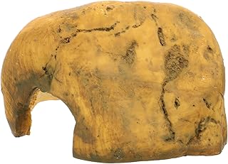 COLLBATH Réptil Escondendo Buraco Decoração Animais De Estimação Frade Plataforma Réptil Caverna Adorno Réptil Esconder Tartaruga Casa Escondida Habitat Réptil Abrigo Caverna