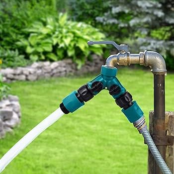 01* 簡単取り付け 2WAY ホースコネクター 蛇口分岐 蛇口ホース 庭 散水 Amazon | 水道ホース ジョイント 水道蛇口分岐 ガーデンの蛇口コネクタ