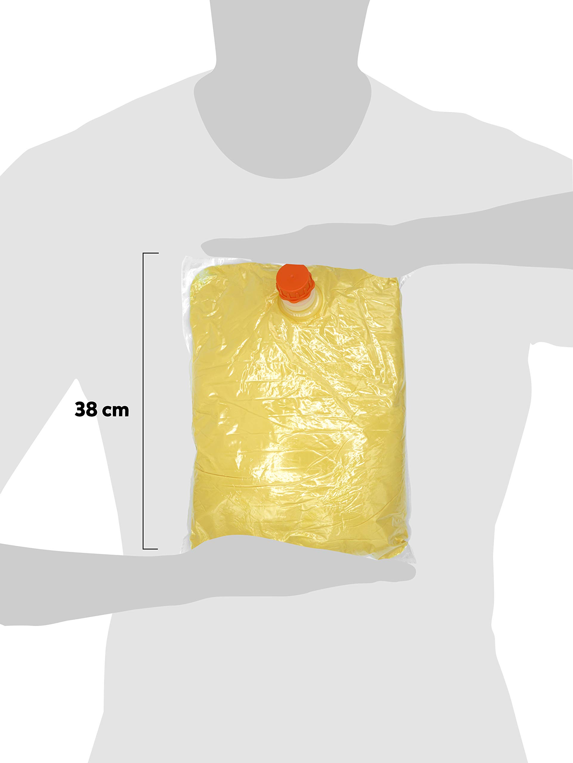 Aperisnack® - AP05.006.01 - Premium Cheddar Top Busta da 4kg (2 X2KG) formaggio fuso per PUB, paninoteche ideale per farcire panini, carne, patatine o nachos. Fuso Cheese