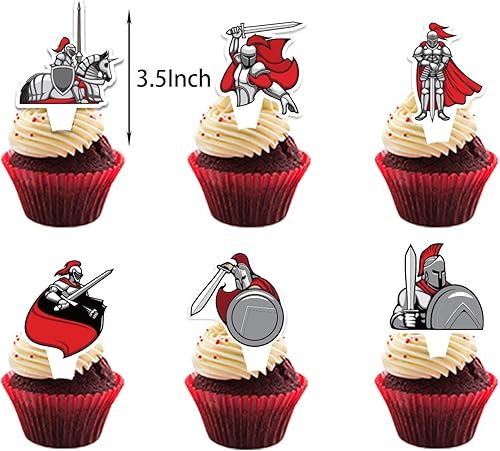 Miniatura 6 de Suministros medievales para fiestas de cumpleaños, decoraciones de fiesta de caballeros, incluye pancarta medieval, telón de fondo, mantel, globos,