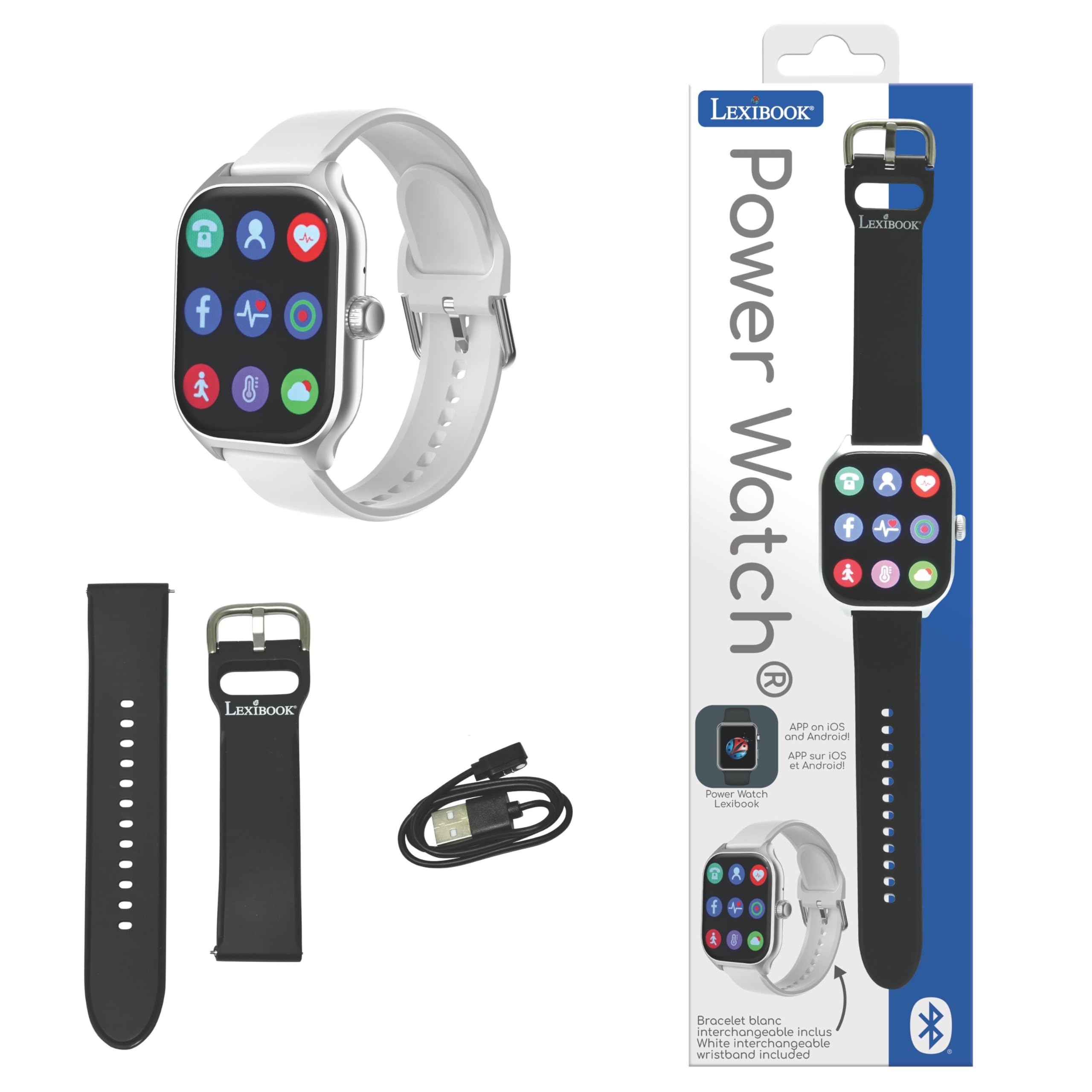 Lexibook, Power Watch Smartwatch, DMW075