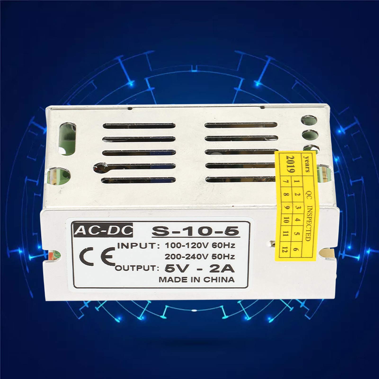 LianShi 12V 2A 10W Alimentazione a commutazione Con protezione da cortocircuito e sovraccarico