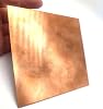 Craft Metal Thin Metal Sheet Base Metal Flash Clad Black License Plate Frame Copper Beads Roller Sheet Metal Copper Plate Engraving Size : 200*200, Color: 2.5