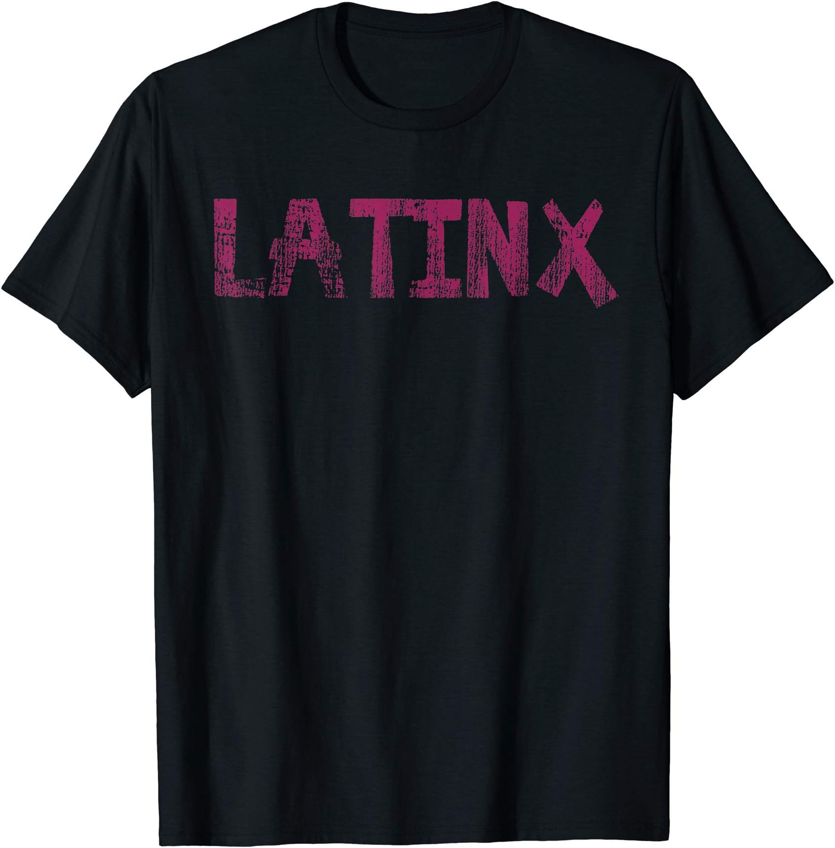 LATINX College Print Shirt Pink