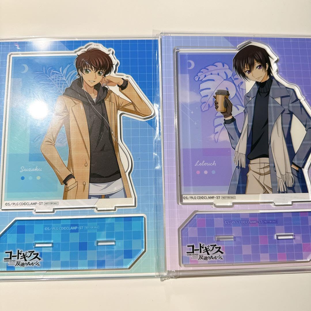 コードギアス反逆のルルーシュルルーシュスザクアクリルスタンド2点