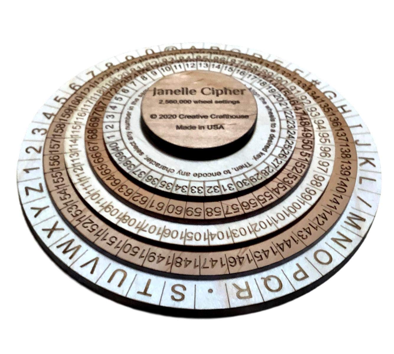 Buy Janelle Cipher A Powerful Encryption Device For Letters, Numbers