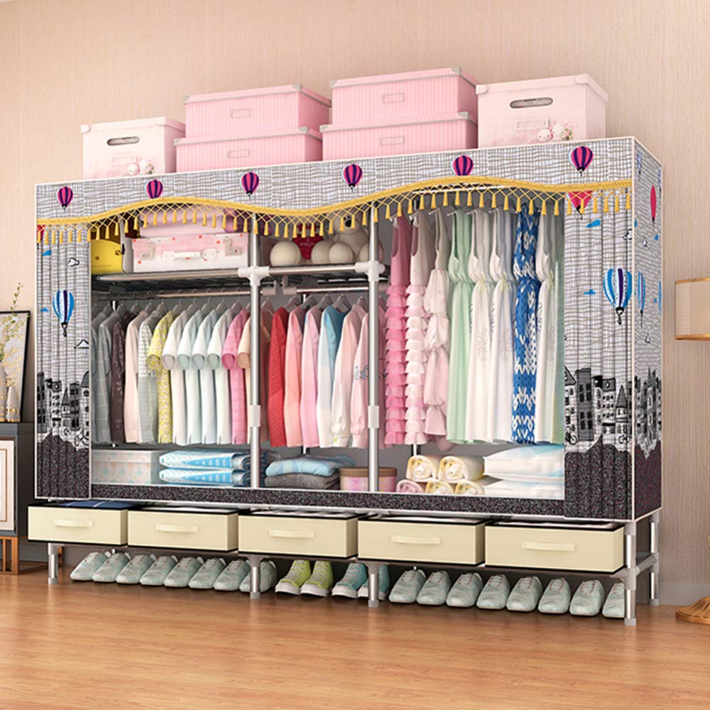 Organisateur de Stockage Vêtements pour Gagner de l'Espace avec 5 Tiroirs