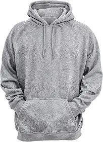 Moletom Liso Blusa de Frio Moletom Masculino Feminino Abrigo Canguru com Capuz Unissex