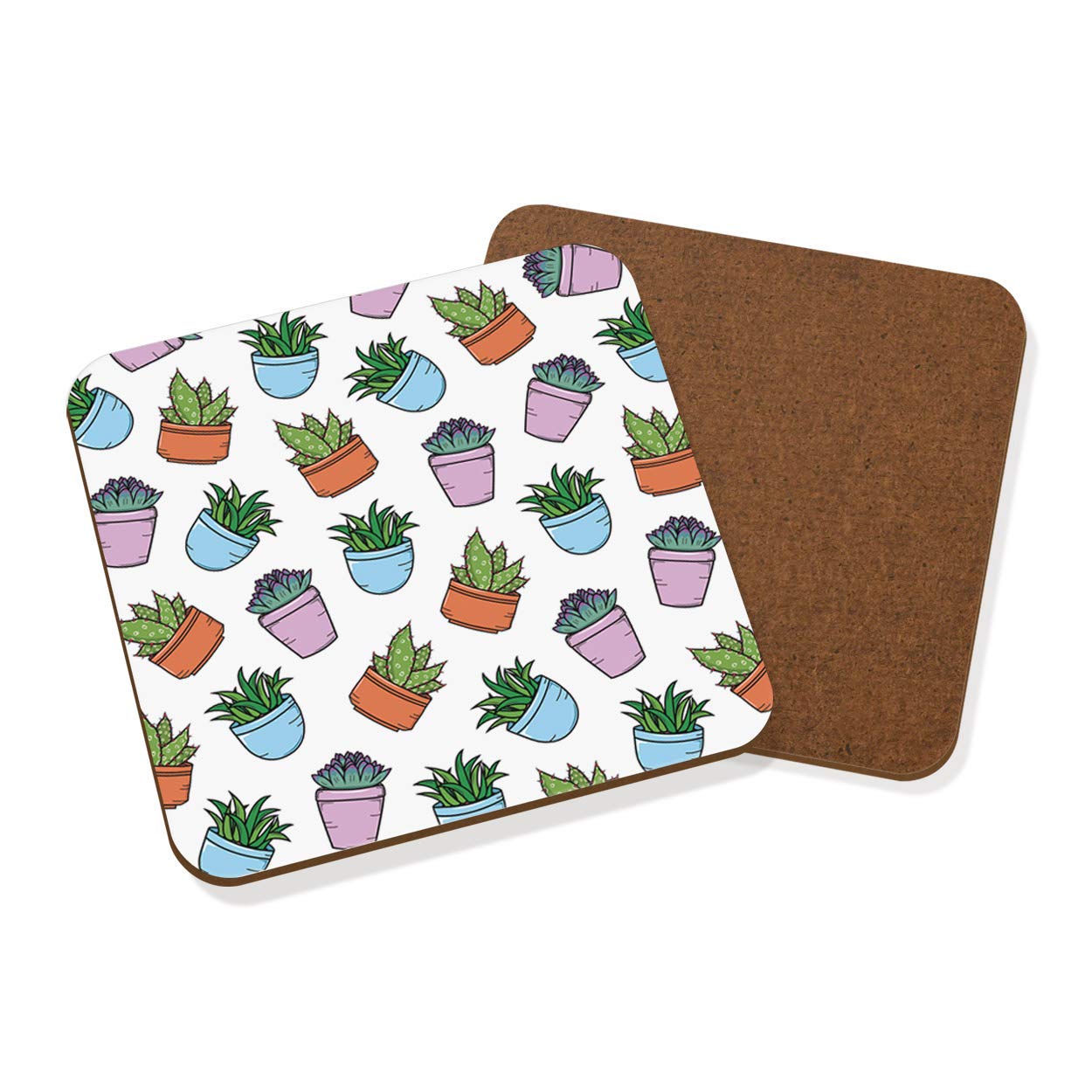 Plant Pattern Coaster Drinks Mat