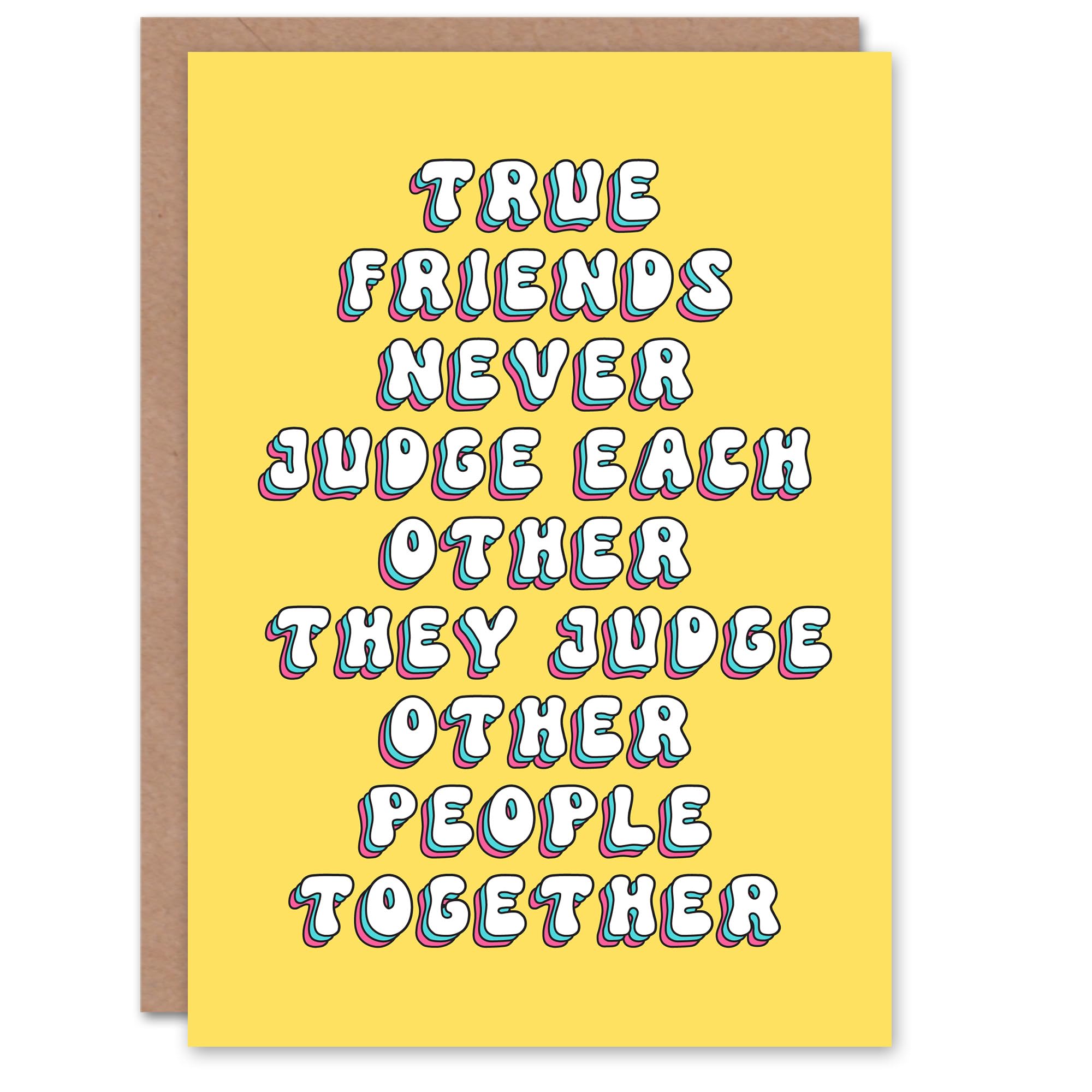 Artery8 - Women's Birthday Card - Humour Joke - Yellow
