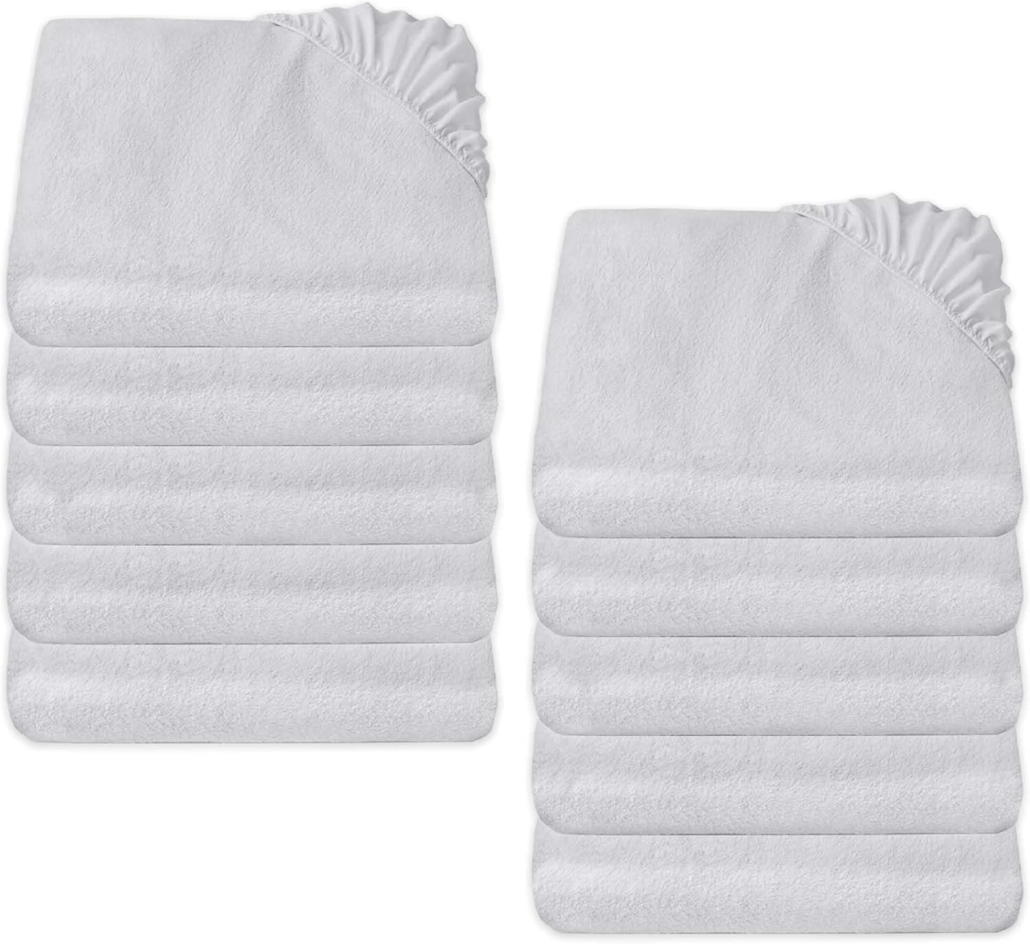 Aspire Homeware Single Mattress Protector (20 Pack) – 100% Waterproof Terry Towel Mattress Cover – Dust & Mite Protection Water Proof Sheet