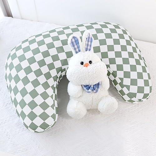 Miniatura 7 de DILIMI Funda de almohada de lactancia, funda de lactancia suave y elástica para almohada de lactancia materna, extraíble para bebé niño y niña,