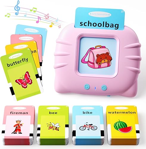 Juguetes de aprendizaje para niños pequeños, tarjetas flash parlantes, juguetes sensoriales educativos para preescolar, juguetes de terapia del