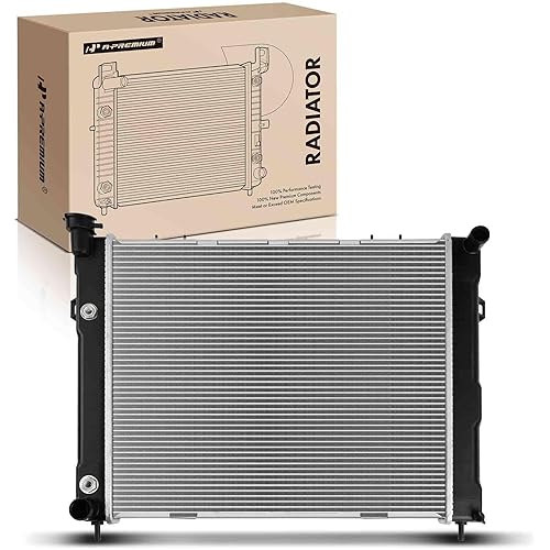 A-Premium Engine Coolant Radiator Assembly with Transmission Oil Cooler Compatible with Jeep Grand Cherokee 1993 1994 1995 1996 1997, L6 4.0L, Automatic Trans., Replace# CU1396, 52006644