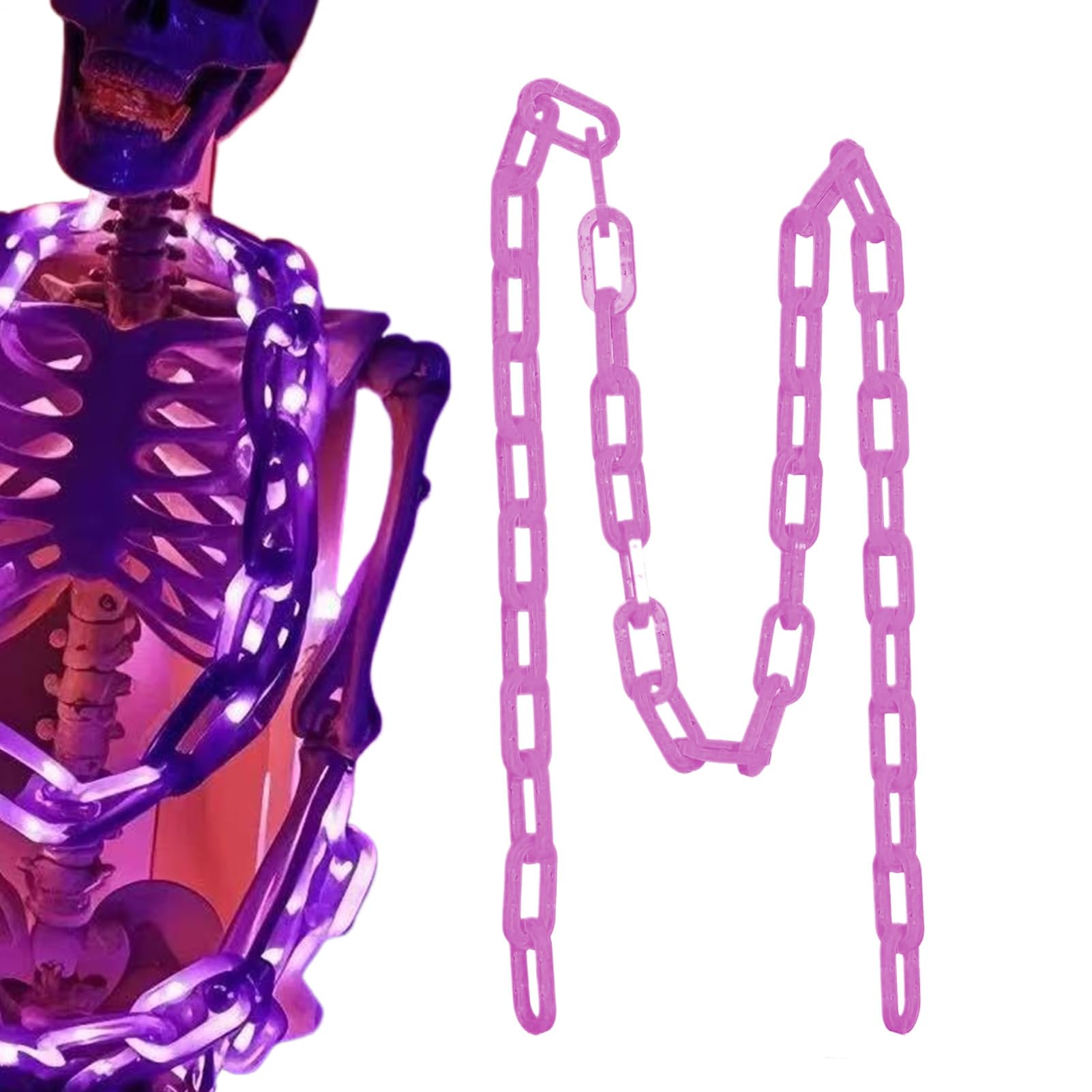 Halloweenowe Dekoracyjne Lampki Łańcuch Świetlny Sezonowa Dekoracja Odporna