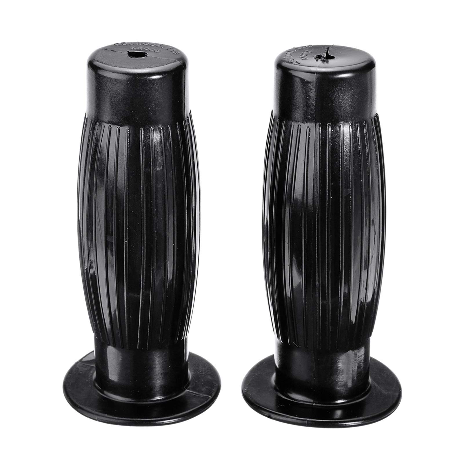 Lenker 2pcs 7 / 8in Motorcycle Scooter Lenker Handgriffe Schwarz Gummi Kunststoff 5 Zoll Länge Für T-riumph T150 Für N-Orton Für C-ommando