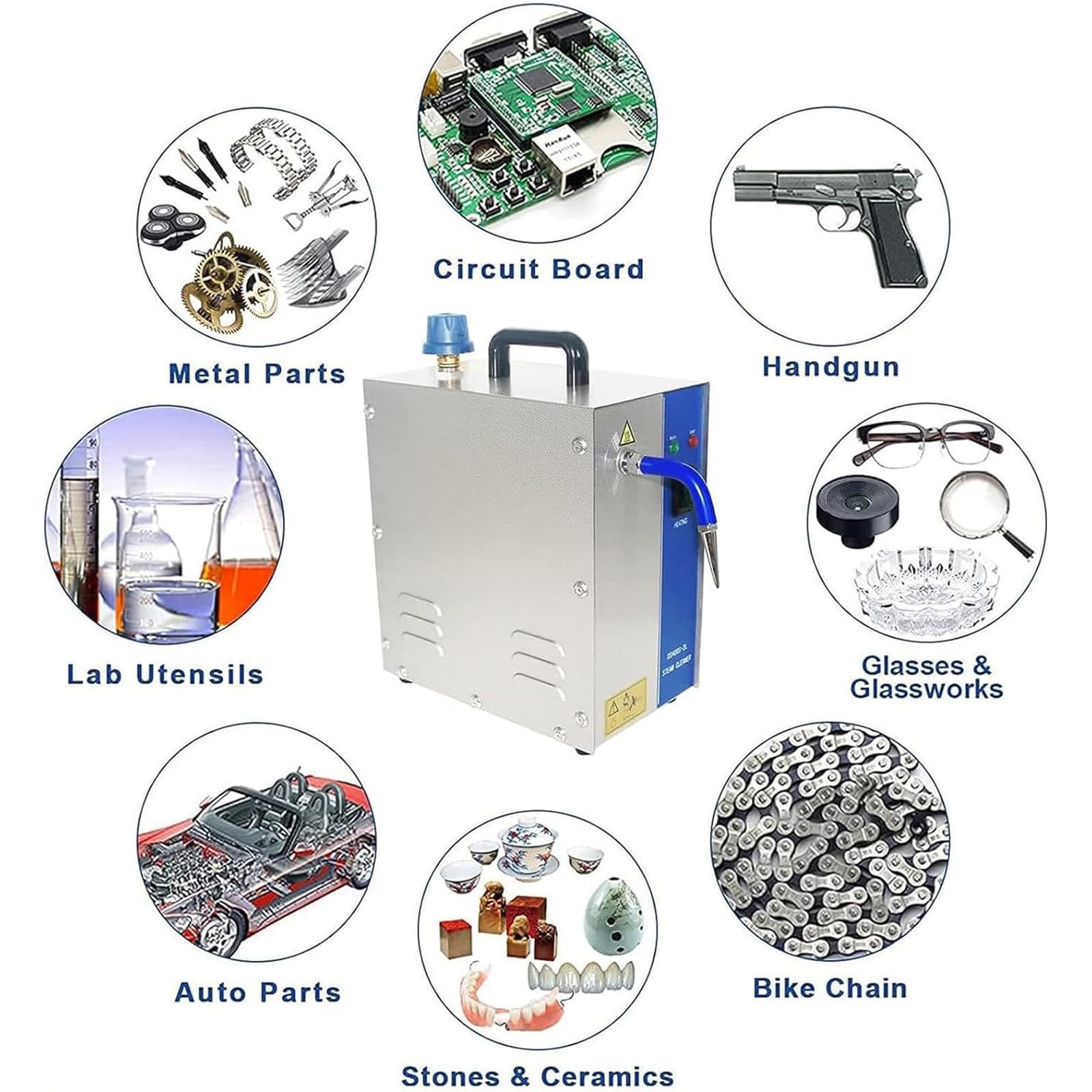 Máquina limpiadora a vapor para joyas de 2L/4L, 1300W/2200W, limpiador de joyas de oro y plata, equipo de lavado de gemas para limpieza de joyas/plata/oro,2L-110V