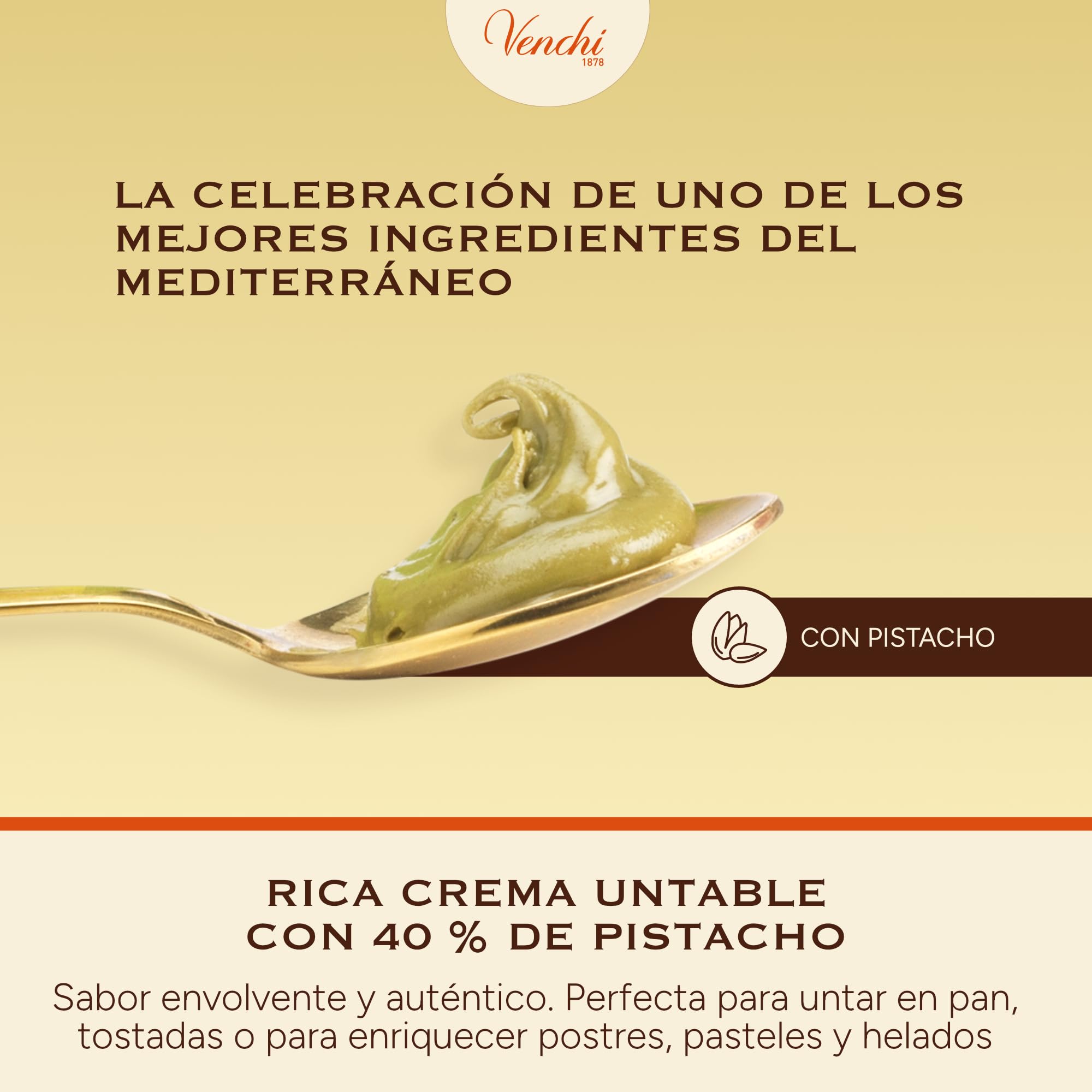 Venchi - crema de pistacho para untar, 200 g - Edición limitada - Sin gluten - Idea para regalo - 3