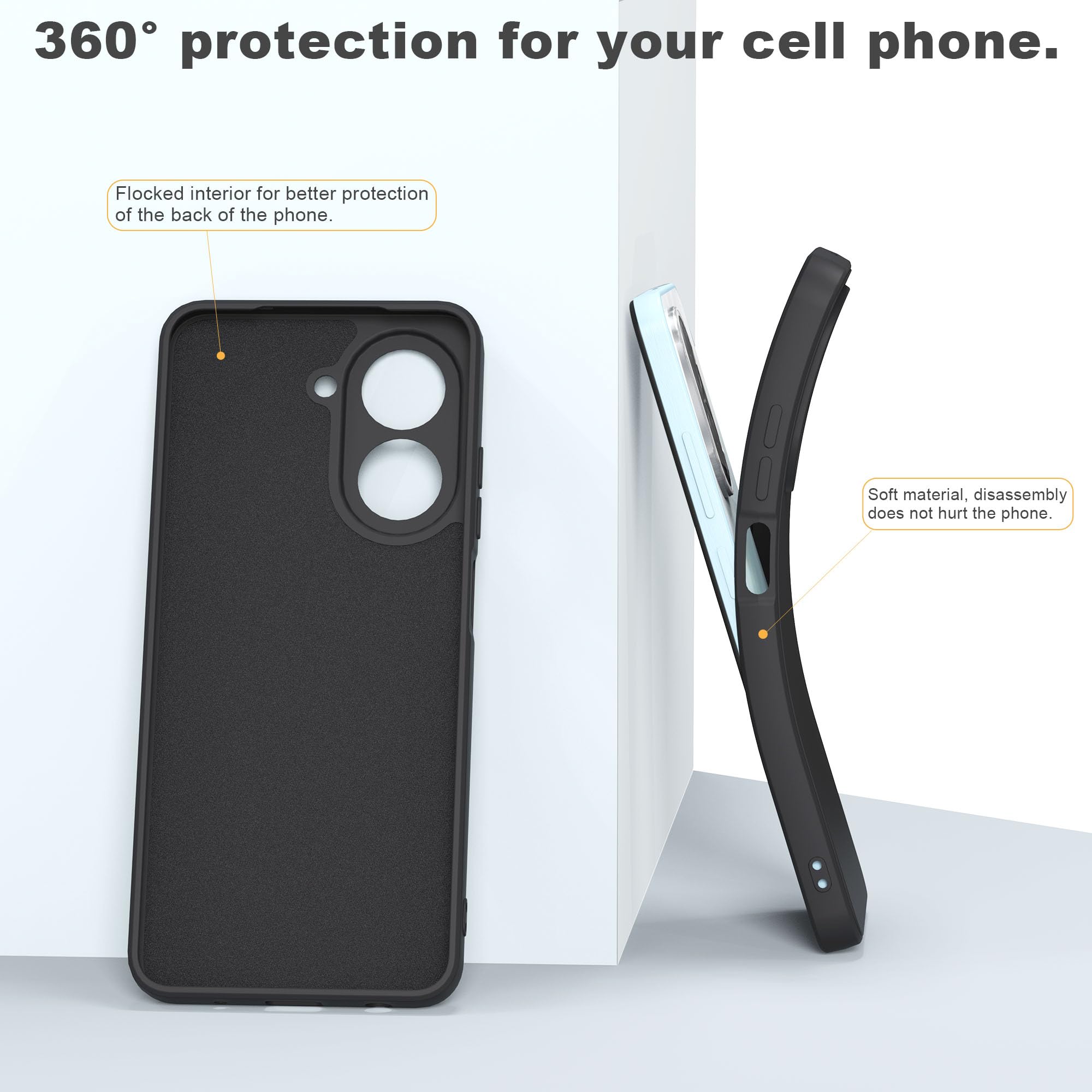 Custodia In Silicone Trasparente Per Xiaomi Redmi 12C A1 A2 Plus 12 C - Foto 4