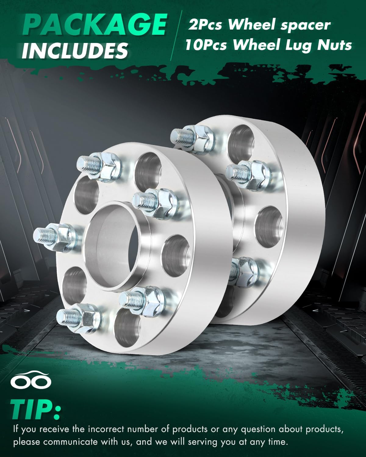 SCITOO 2X 5x4.5 12x1.5 64.1mm 1.5" 5 Lug Wheel Spacers Hubcentric 5x114.3mm to 5x114.3mm fits for 2001-2003 for CL 1997-2004 for RL