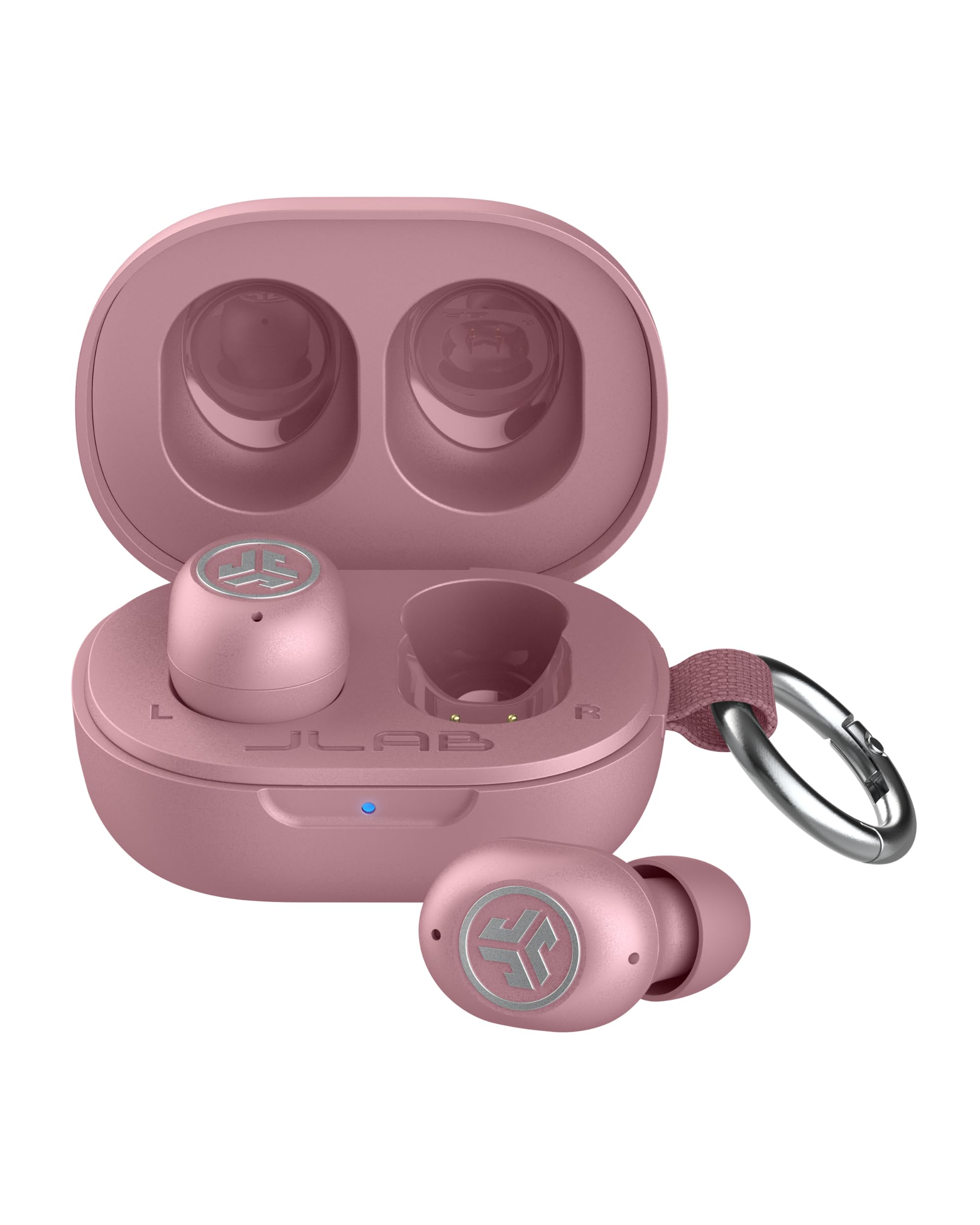JLab JBuds Mini ANC True Wireless Earbuds with Apple Find My, Blush Pink Blush Pink Matte ANC