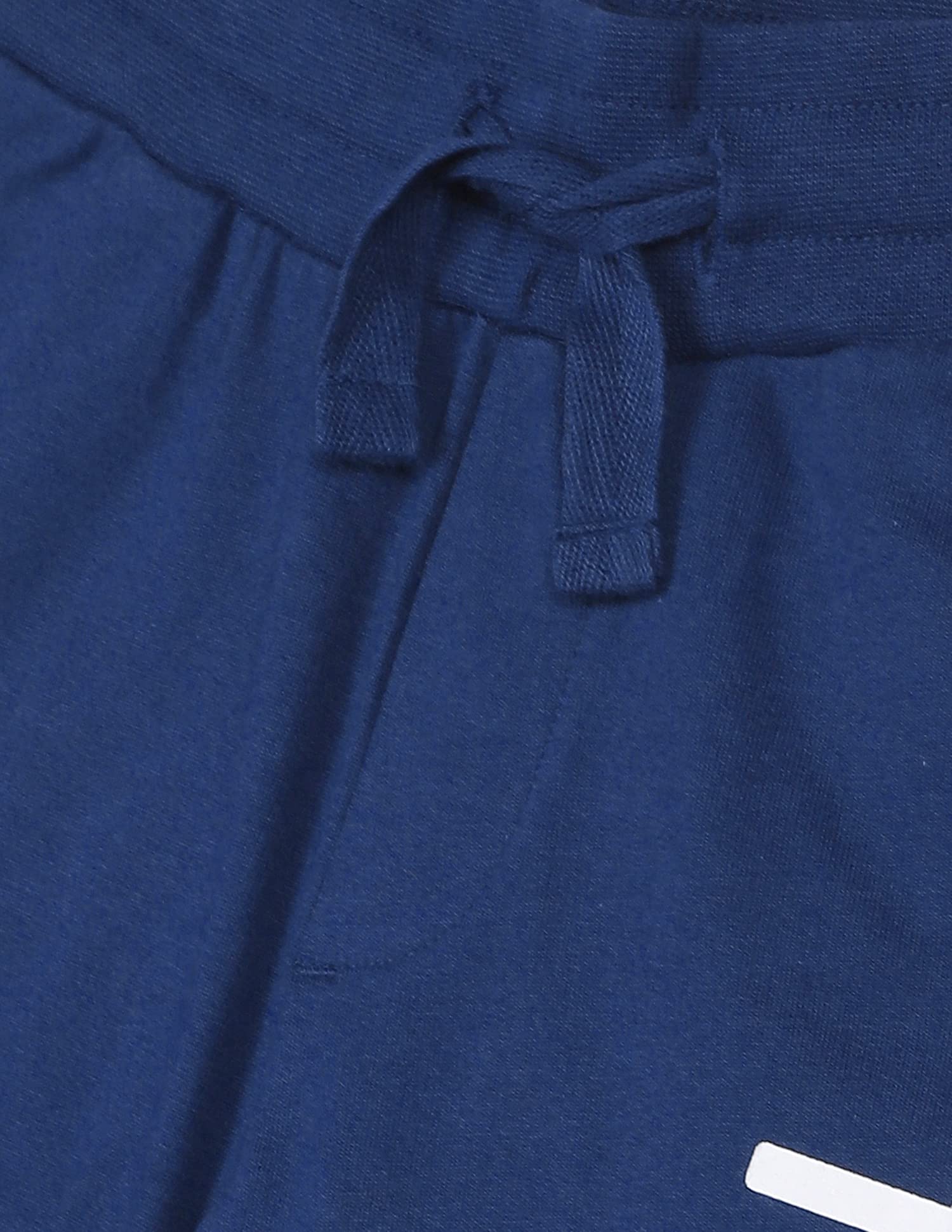 US Polo Assn. Knitted Cotton Joggers for Boys - Mid Rise, Regular Fit, Brand Printed Joggers for Kids - 12T, Blue 1