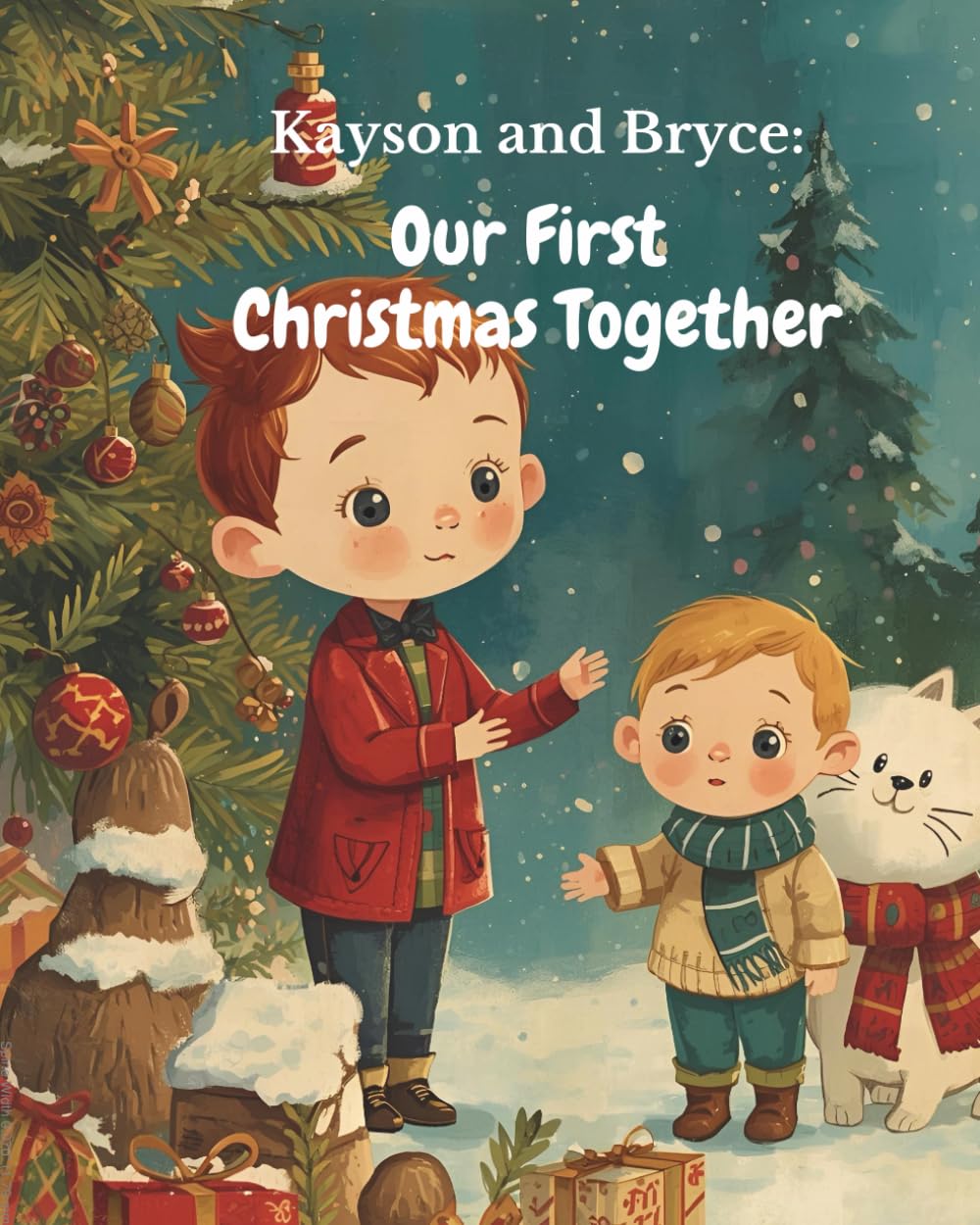 Kayson and Bryce: Our First Christmas Together: A Heartwarming Christmas Story About Siblings, Sharing, and the Magic of Family.
