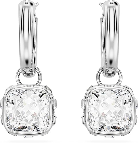 Vista 2 de Swarovski Chroma Stud Earring Collection, Rhodium and Gold Tone Finishes, Multi-Color Crystals