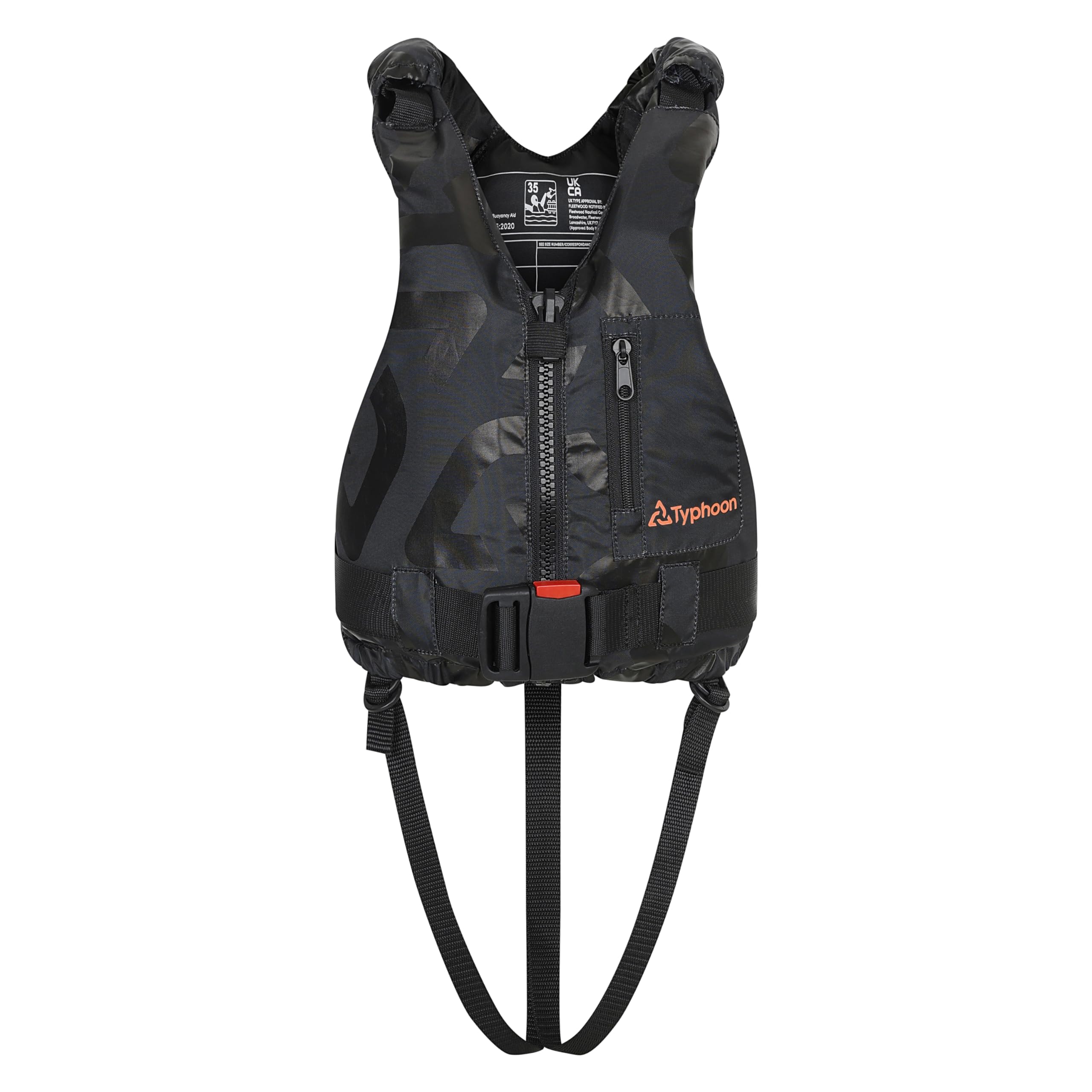 Typhoon Hudson 50N Buoyancy Aid (Black, XS-S)