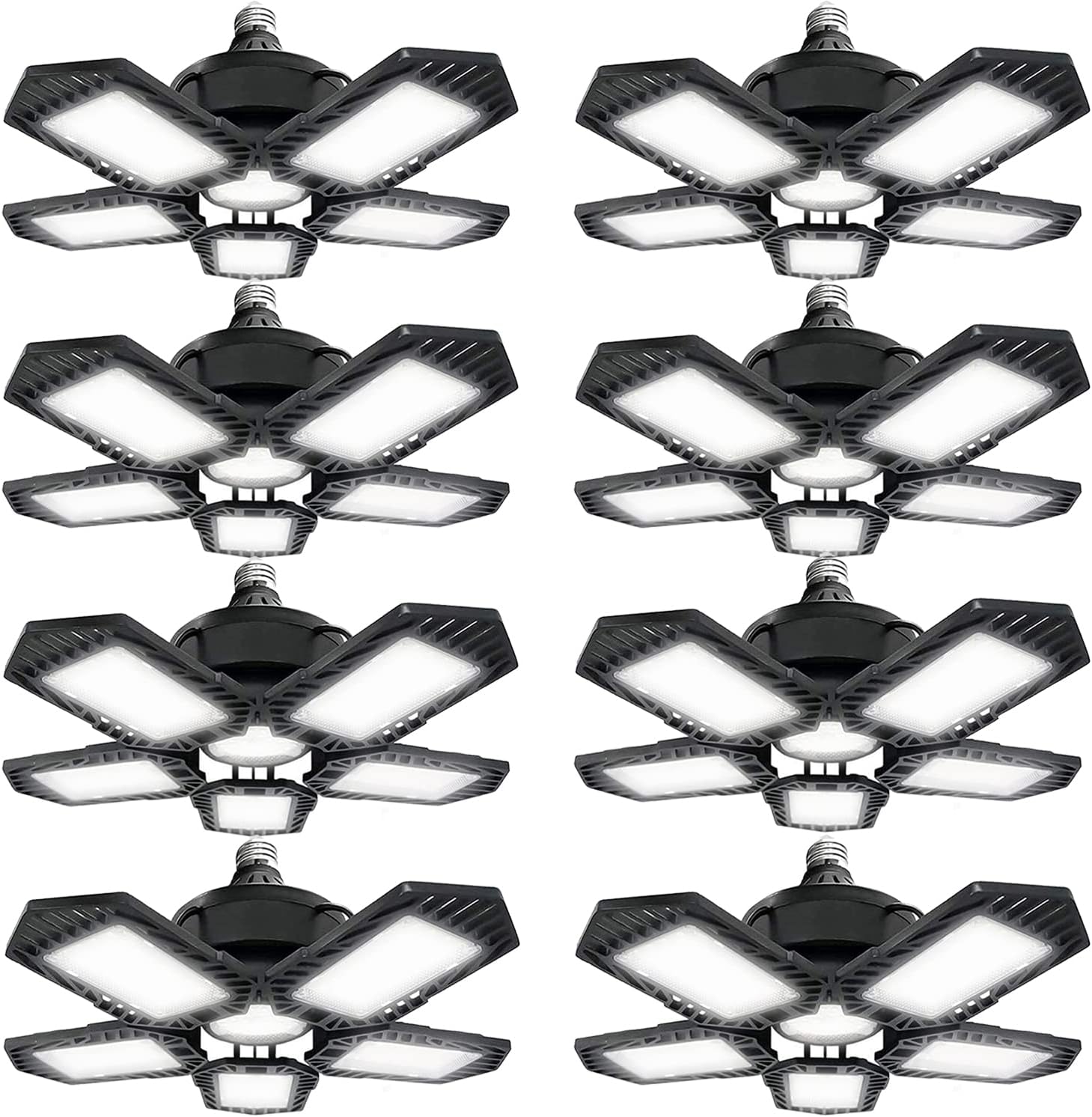 RGZZUP LED Garage Lights,160W Deformable Garage Lights 16000Lumens