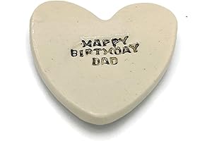 Happy Birthday Dad Gift, Small Handmade Heart Bowl, Ring Dish