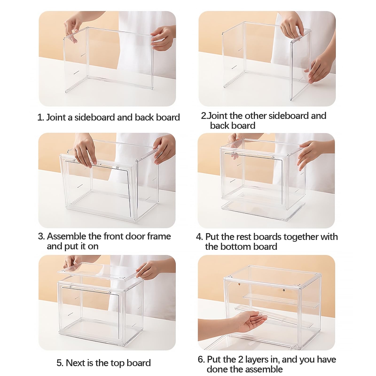 Dasellfa Vitrine Exposition Teca Plexiglass Présentoir Acrylique Transparent Porte Rangement Jouets Figurines D'Action Collection (27*18*22 Dasellfa Vitrine Exposition Teca Plexiglass Présentoir Acrylique Transparent Porte Rangement Jouets Figurines D'Action Collection (27*18*22
