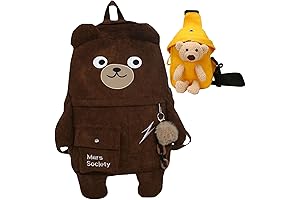 Trendy Artsy Backpack, Cute Style with Ample Space and a Matching Pouch