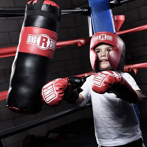 Miniatura 3 de Set de boxeo infantil de Ringside, con saco y guantes de boxeo