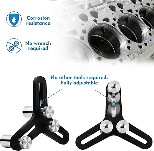 Miniatura 5 de Kujunpao Herramienta de cuadratura universal de anillo de pistón para orificios de 2-5 pulgadas de espacio final